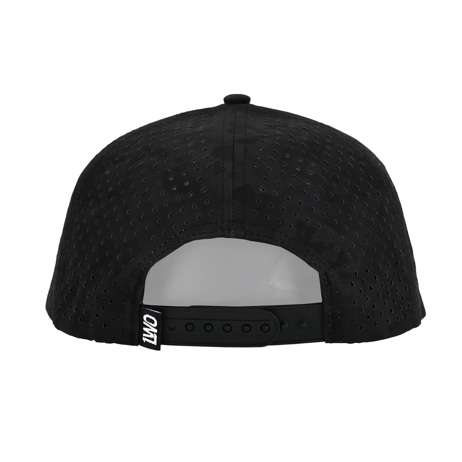 Black Camo 3D Flat Brim Hat - Image 6