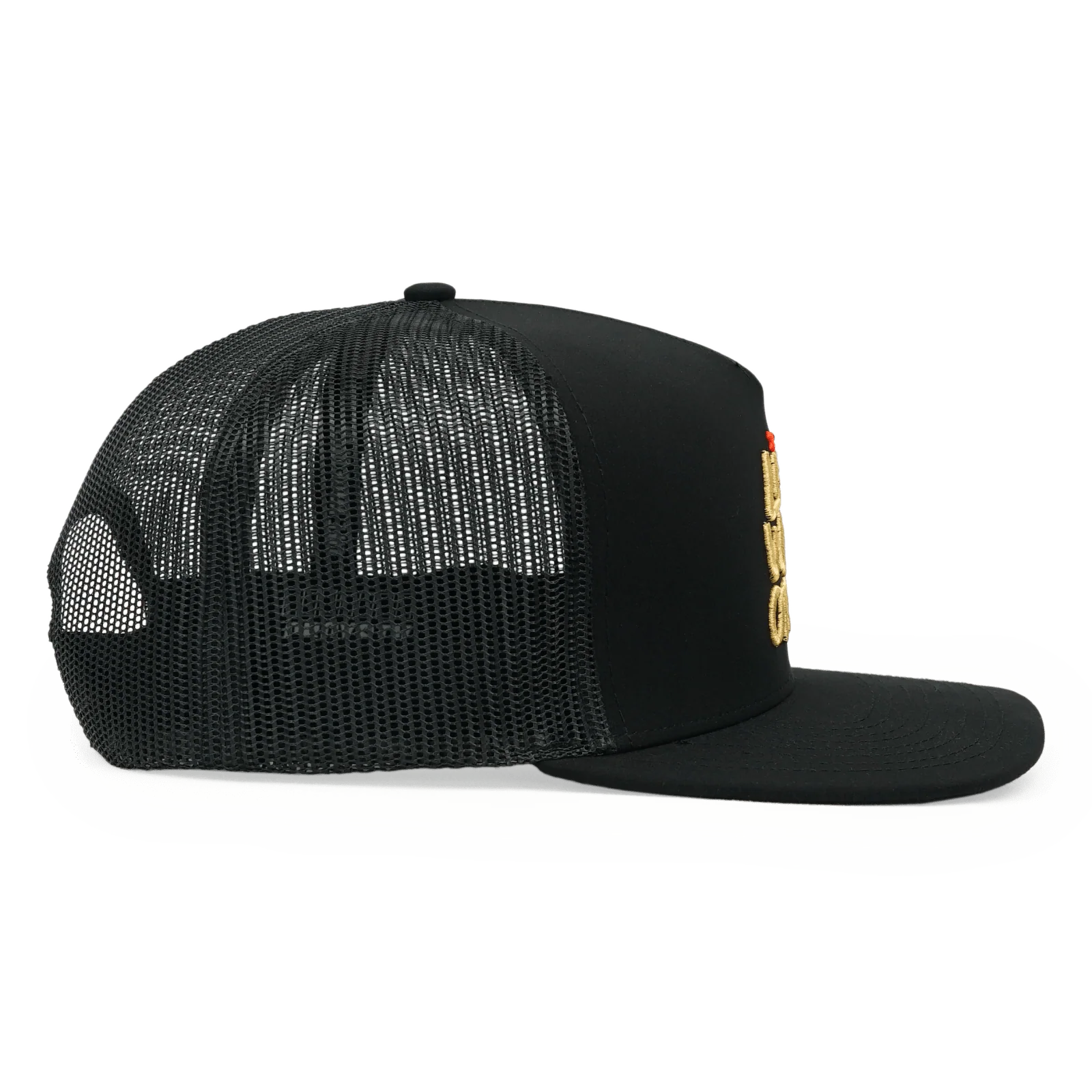 Black-n-Gold Flatty Snapback - Image 3
