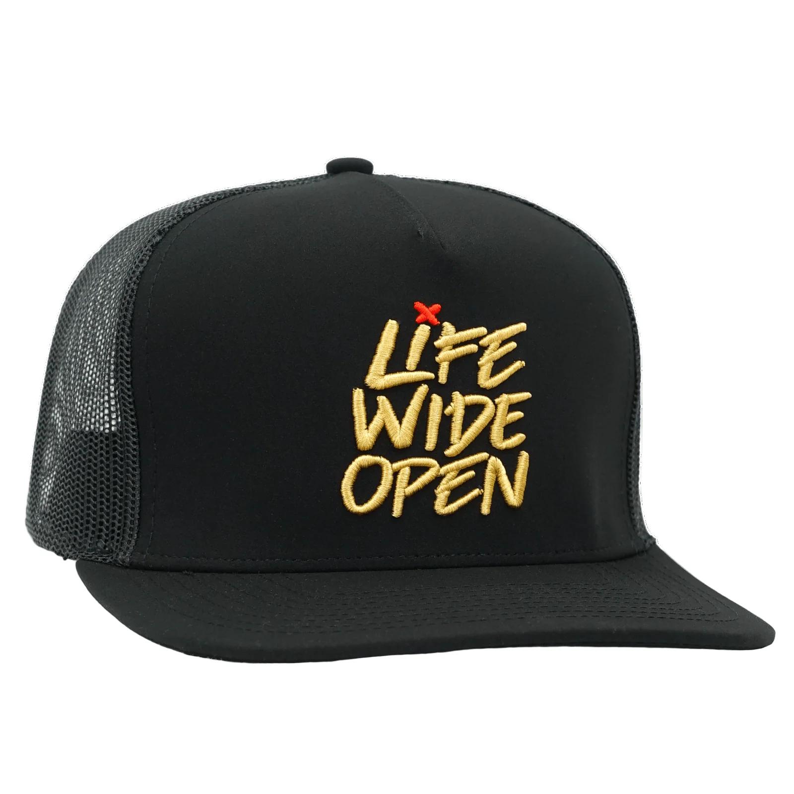Black-n-Gold Flatty Snapback - Image 6