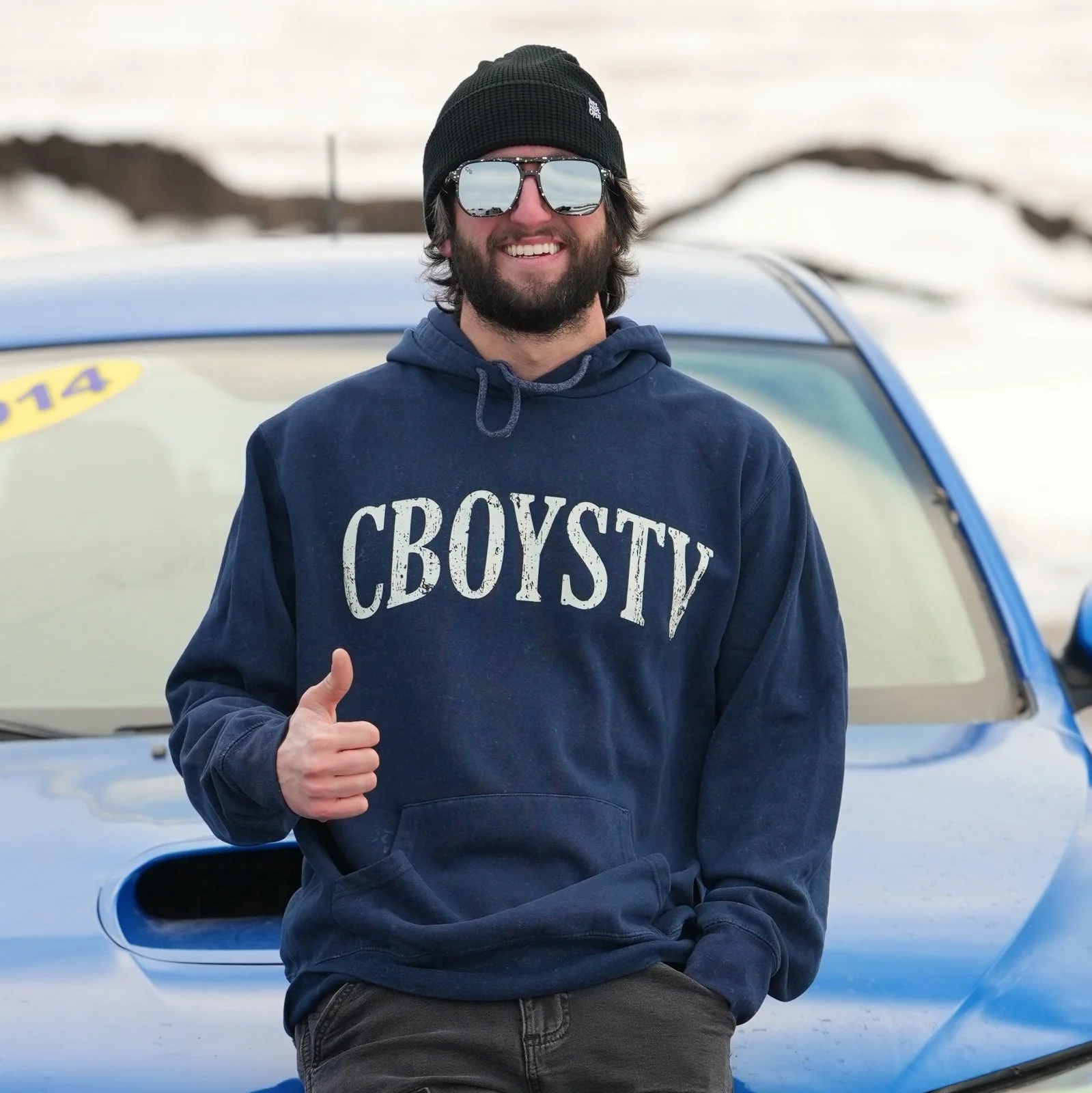 CBOYSTV Navy MW Hoodie - Image 4
