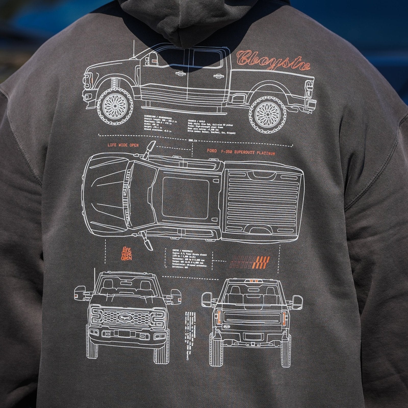 F350 Tech Spec Hoodie - Image 8