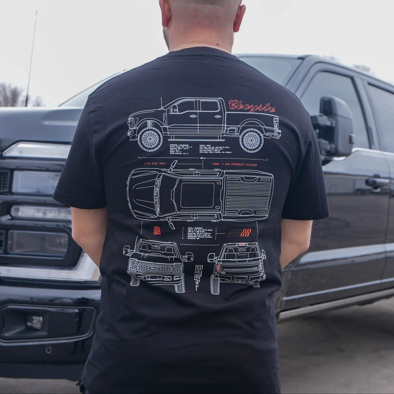 F350 Tech Spec Tee - Image 3