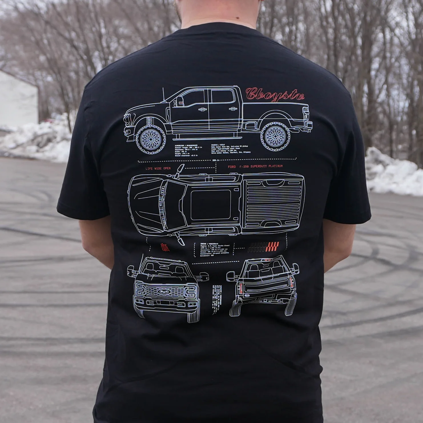 F350 Tech Spec Tee - Image 6