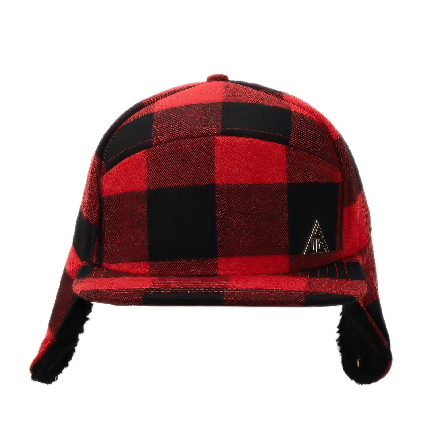 Flannel Insulated Flat Brim Flap Hat - Image 10