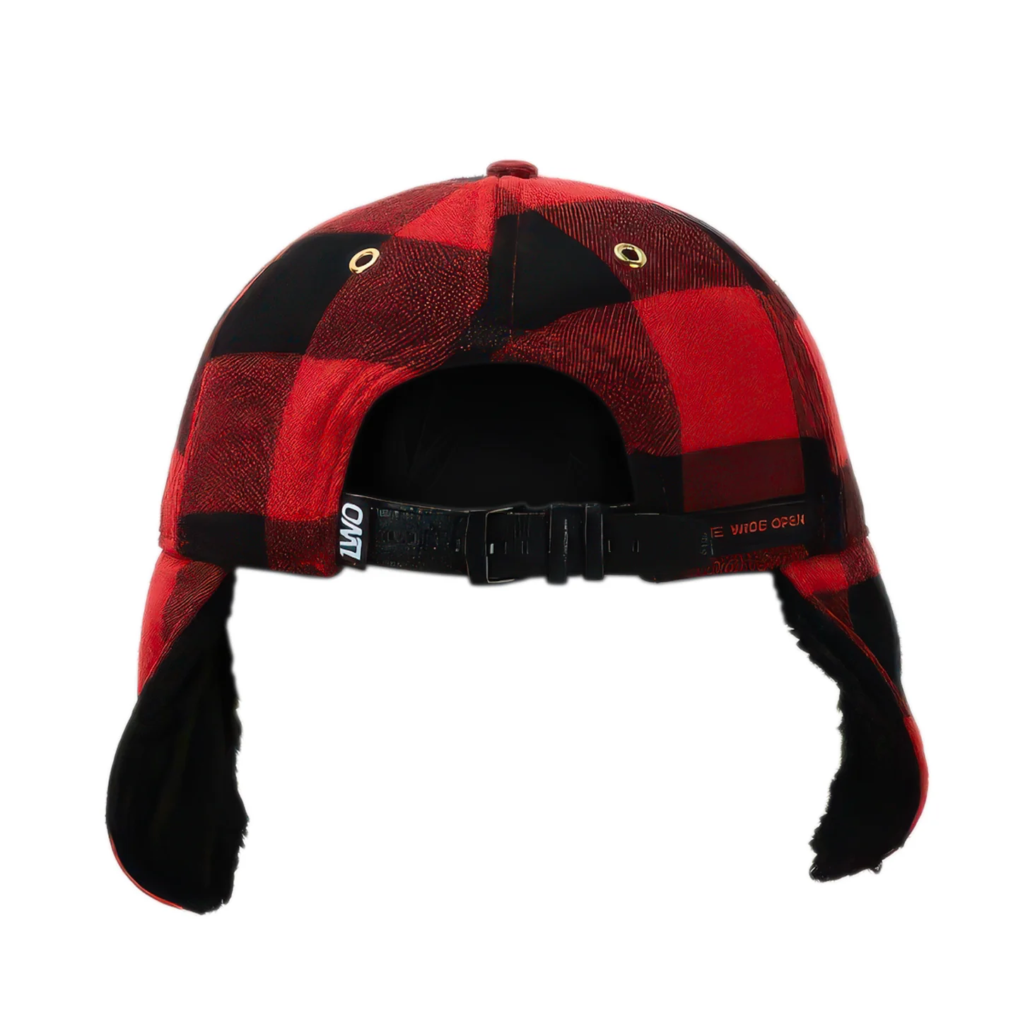 Flannel Insulated Flat Brim Flap Hat - Image 7