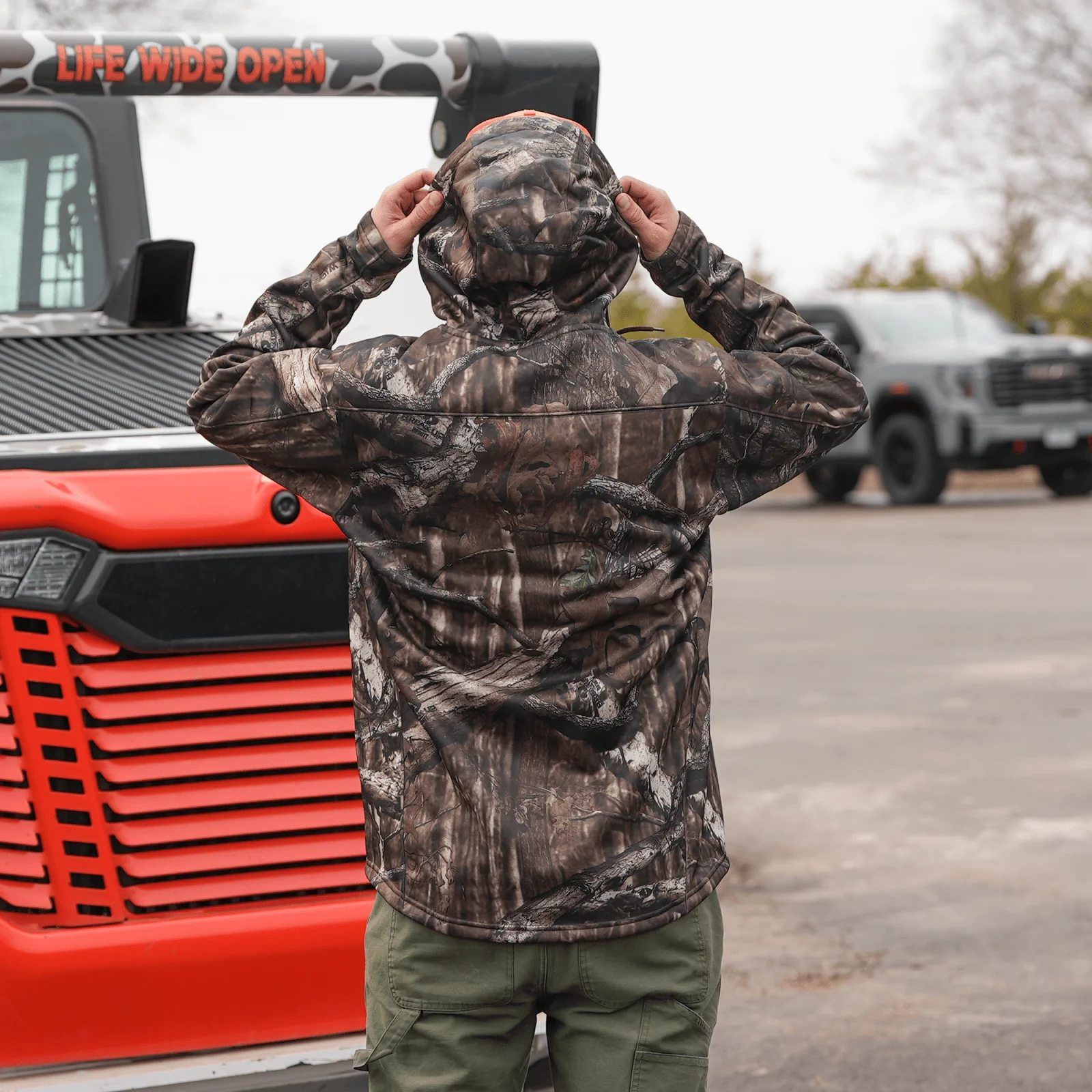 Freedom Outdoors Camo Quarter Zip Hoodie - Image 3
