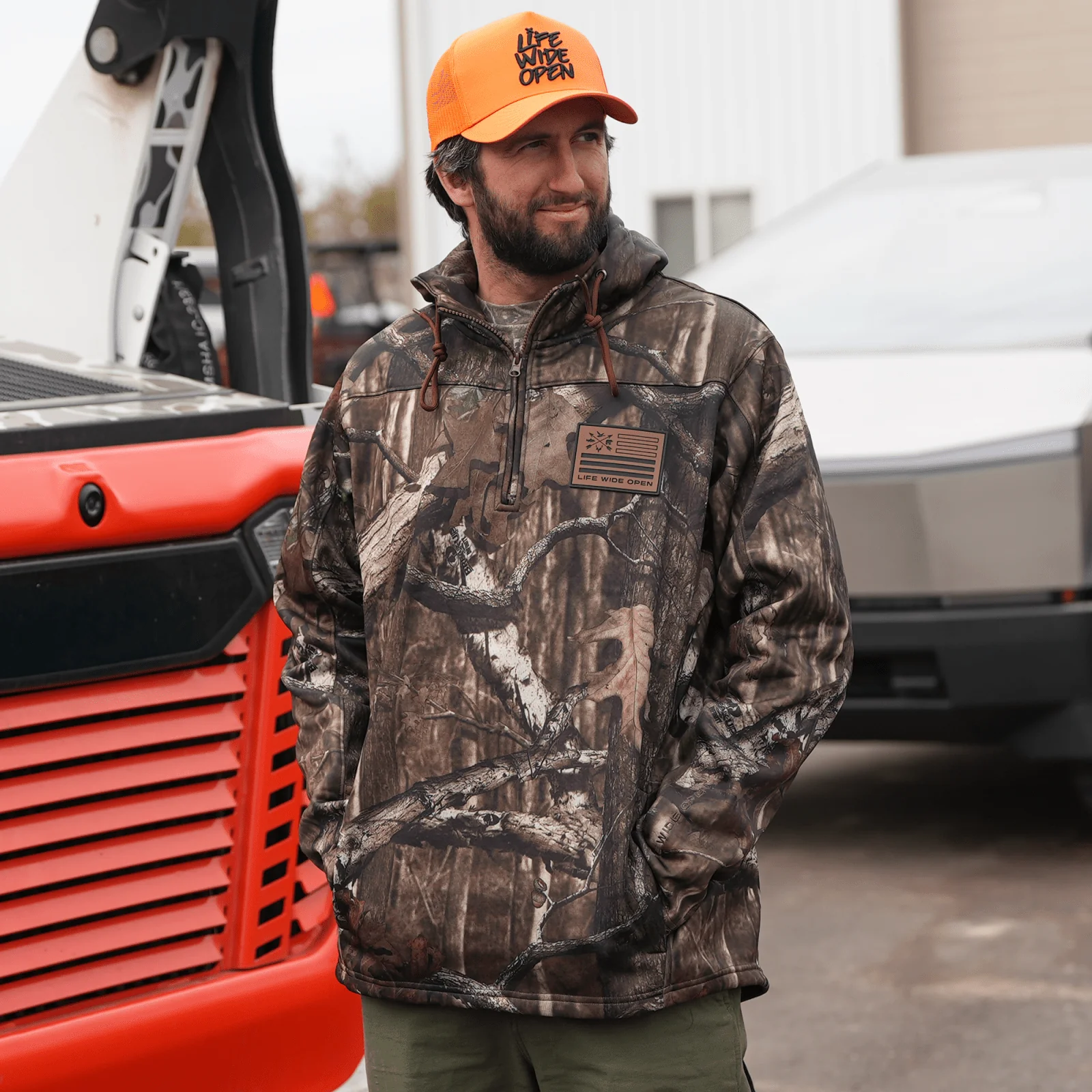 Freedom Outdoors Camo Quarter Zip Hoodie - Image 5