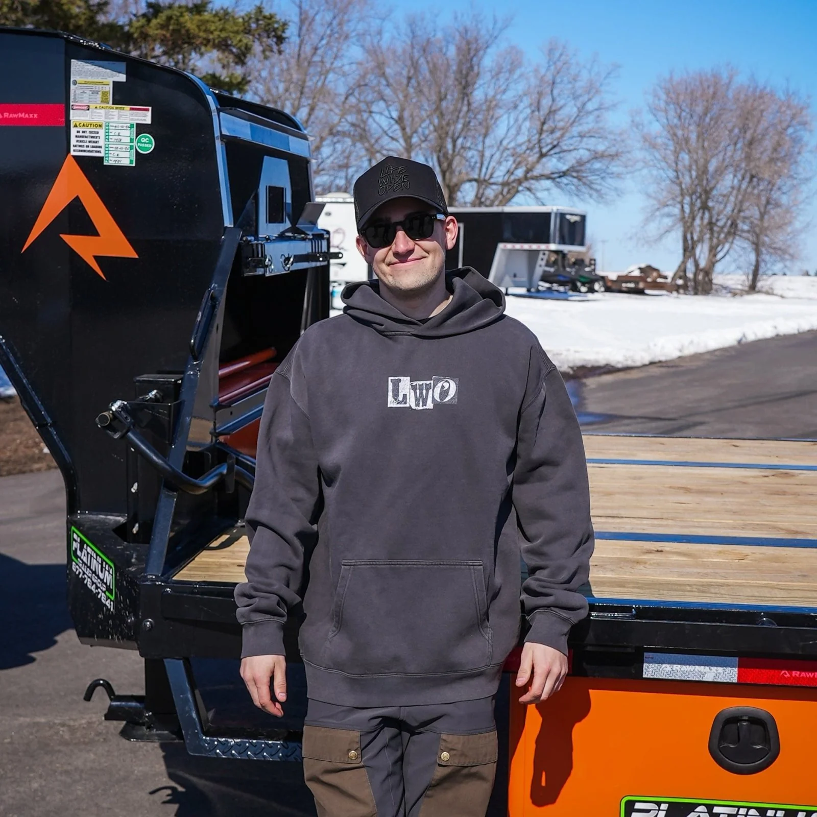 Greyscale Ransom Note Hoodie - Image 8