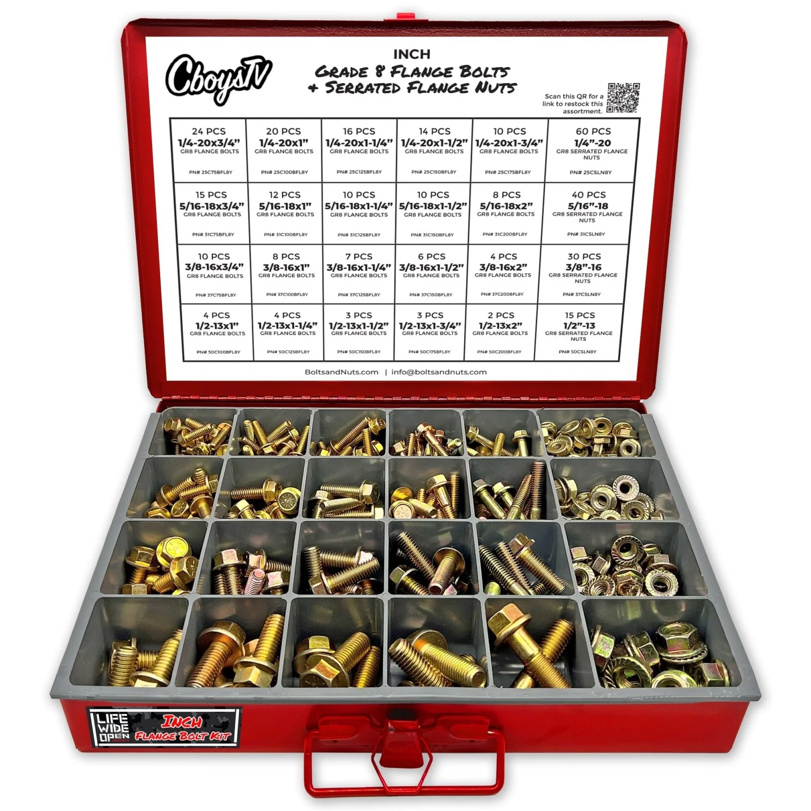 Inch Grade Bolts and Nuts Kit - Image 4