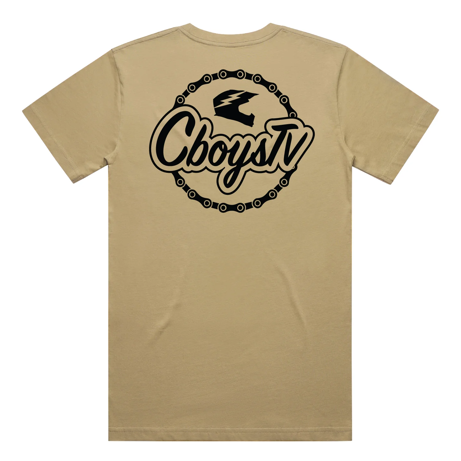 Khaki Chain Gang Tee