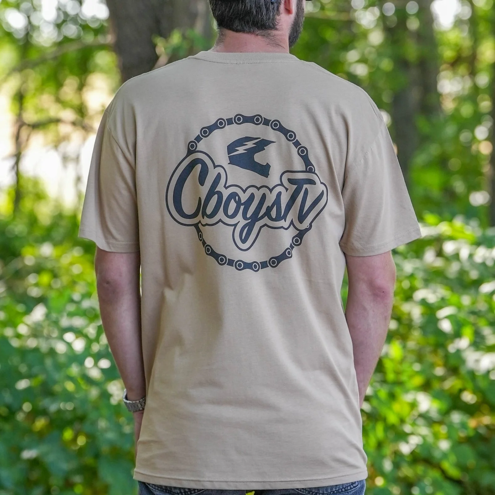 Khaki Chain Gang Tee - Image 4