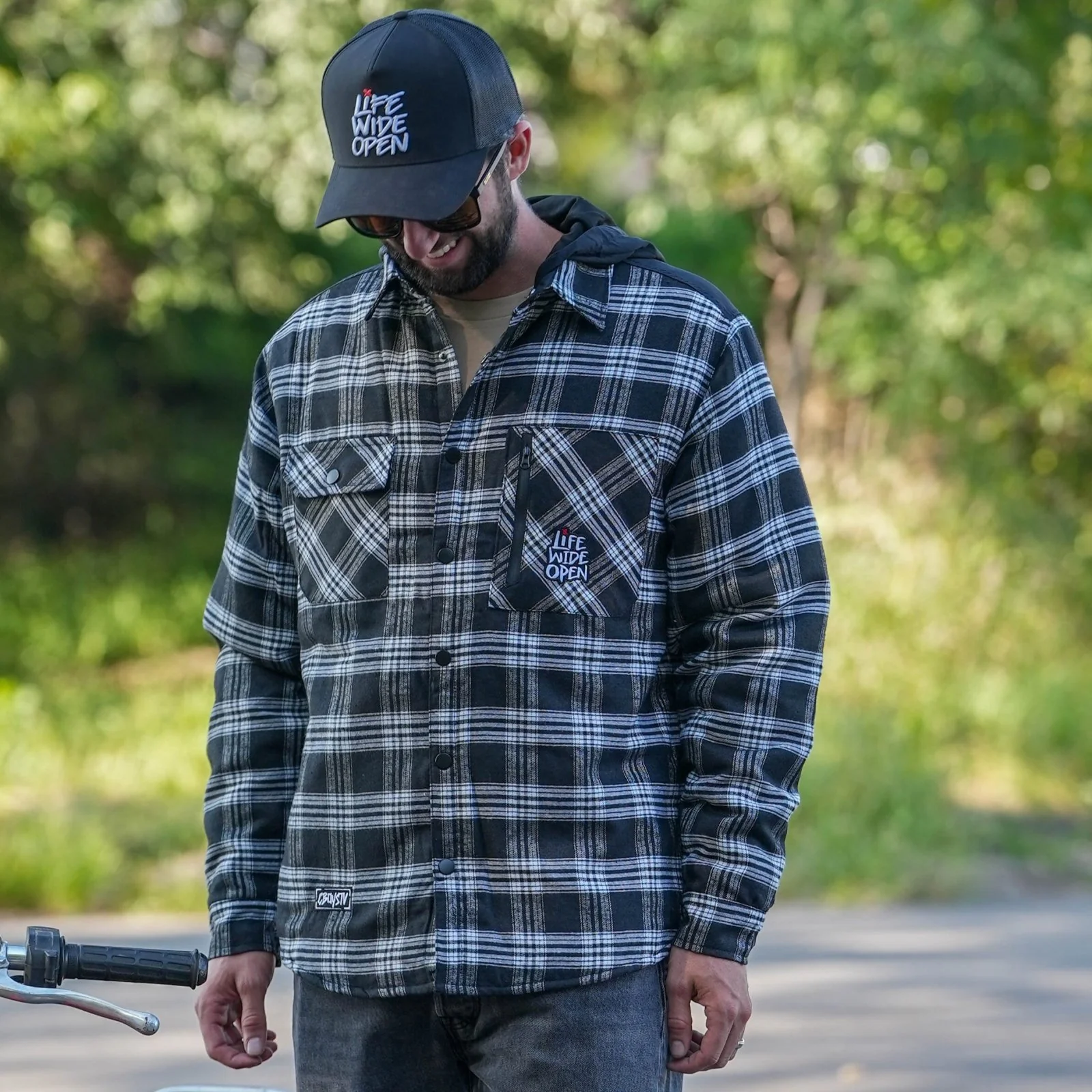 LWO Black Flannel Jacket - Image 10