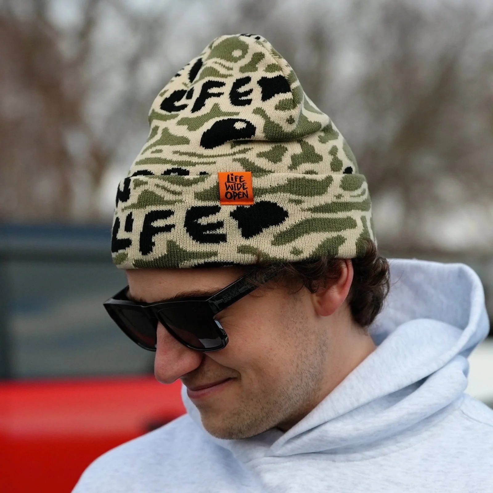 LWO Signature Camo Beanie - Image 3