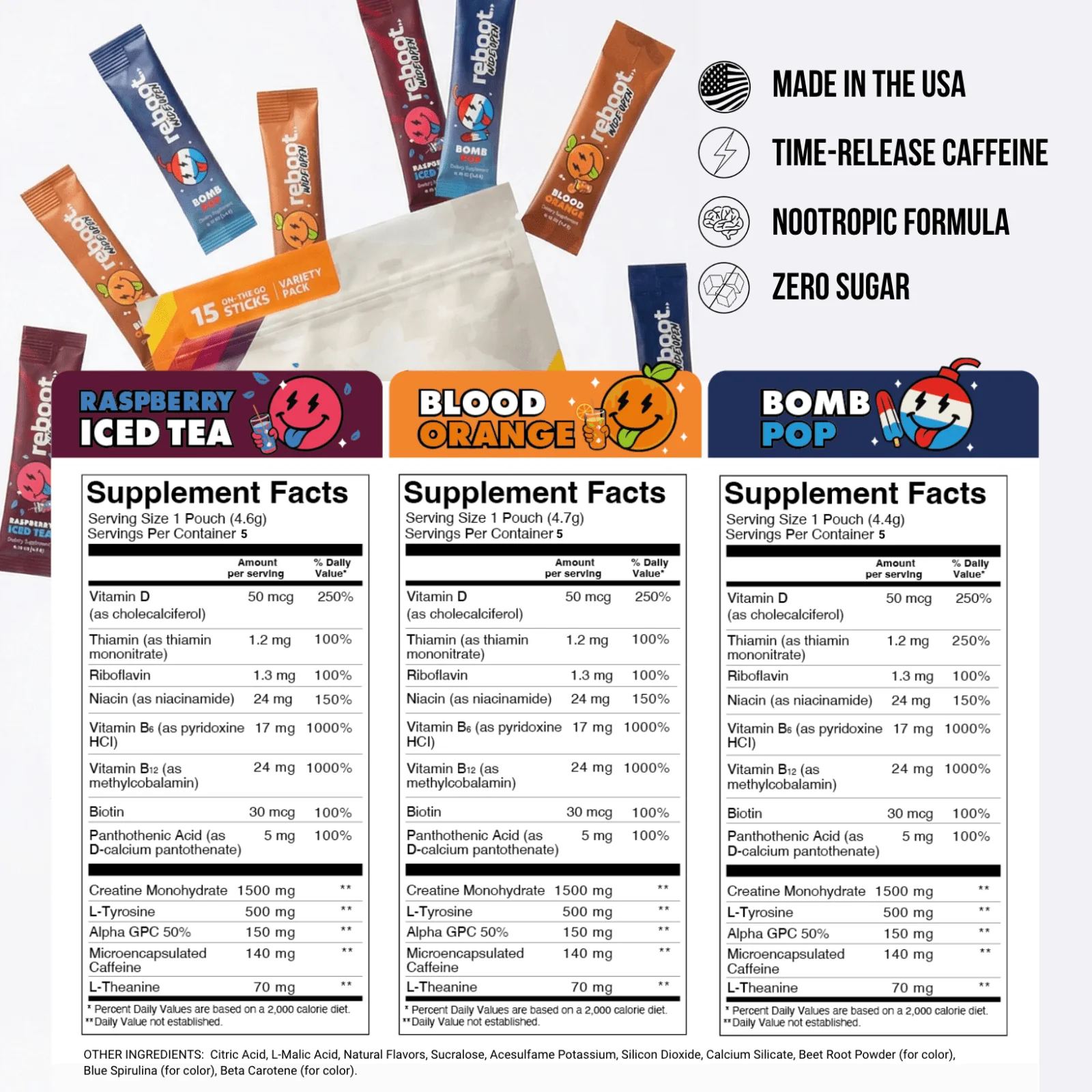 Reboot Wide Open Variety Pack (15 Sticks) - Image 3