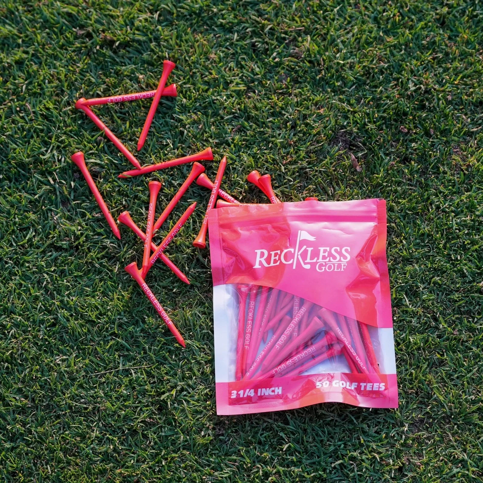 Reckless Golf Tee BULK 50 Pack - Image 3