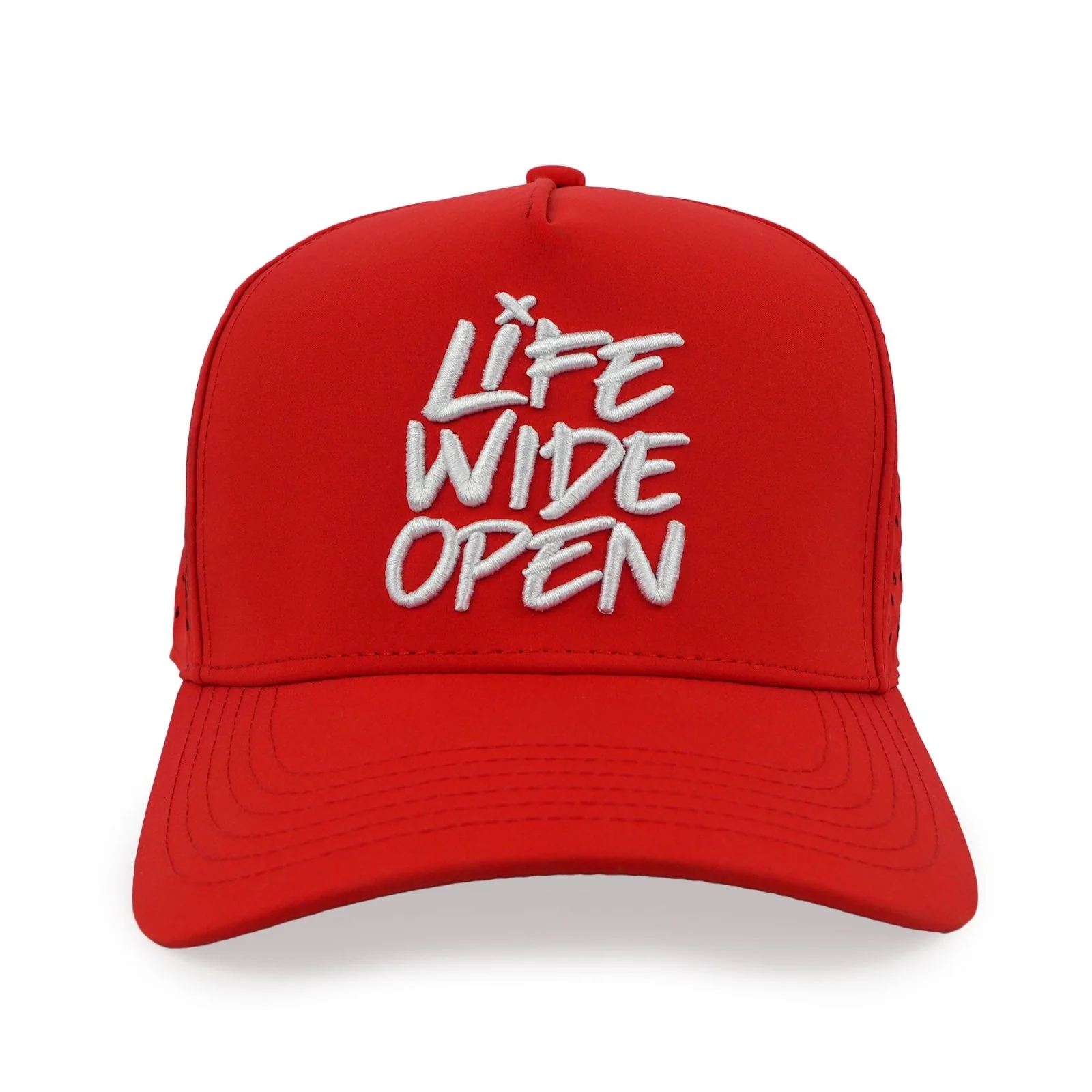 RED LWO Embroidery Hat - Image 4