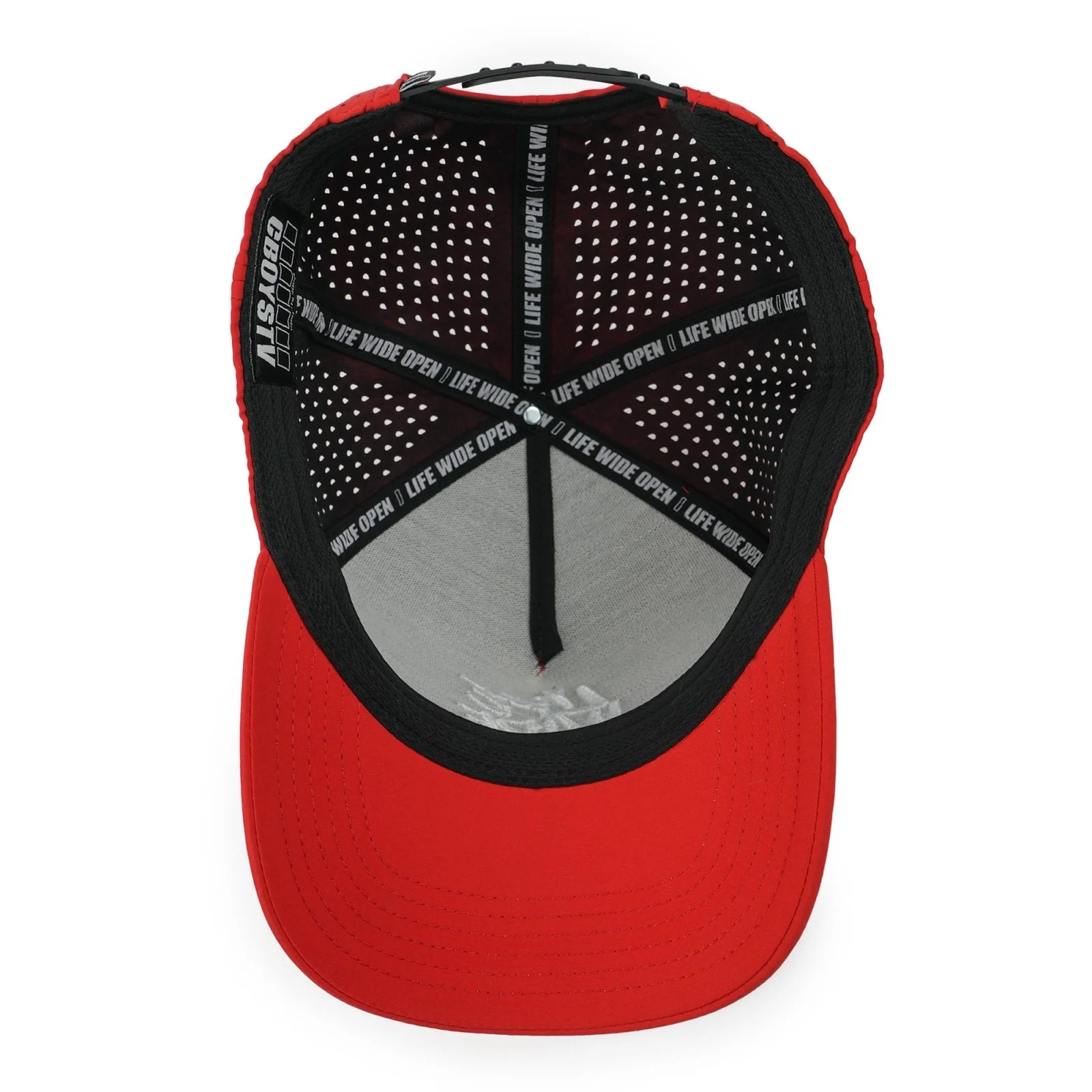RED LWO Embroidery Hat - Image 5