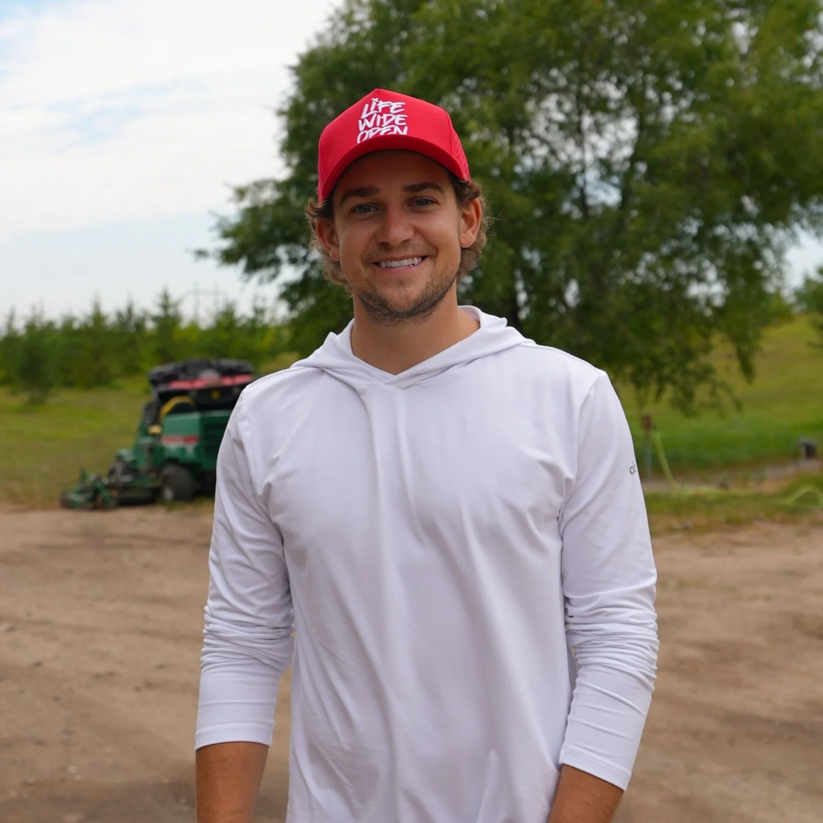 RED LWO Embroidery Hat - Image 8