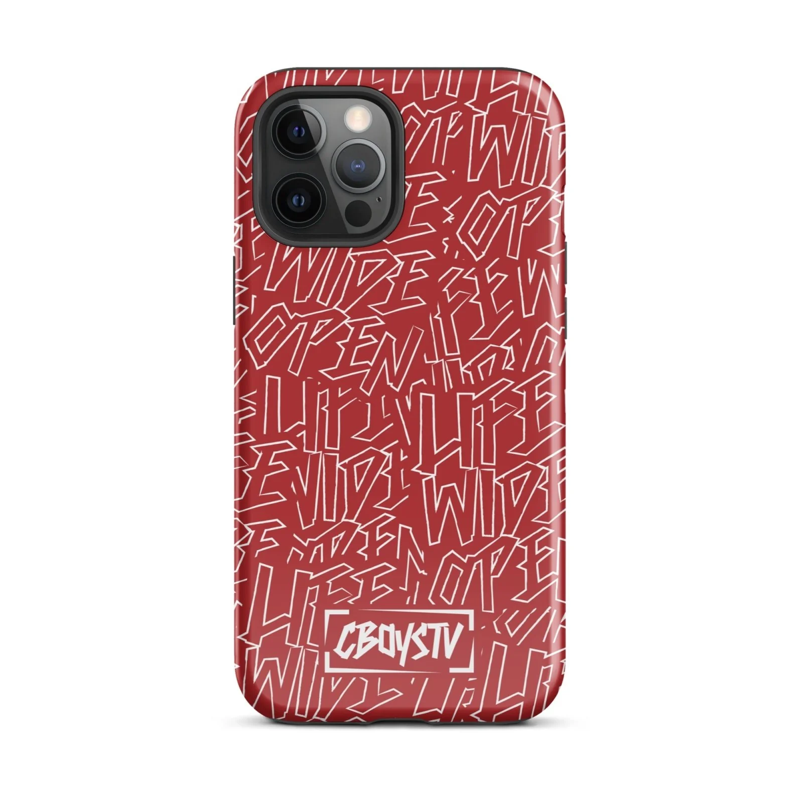 Red Skatterbrain Tough Case for iPhone® - Image 13