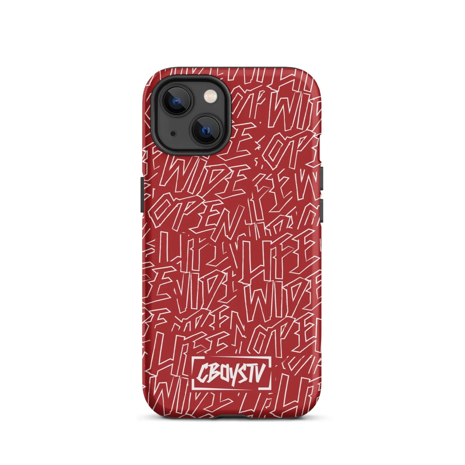 Red Skatterbrain Tough Case for iPhone® - Image 18