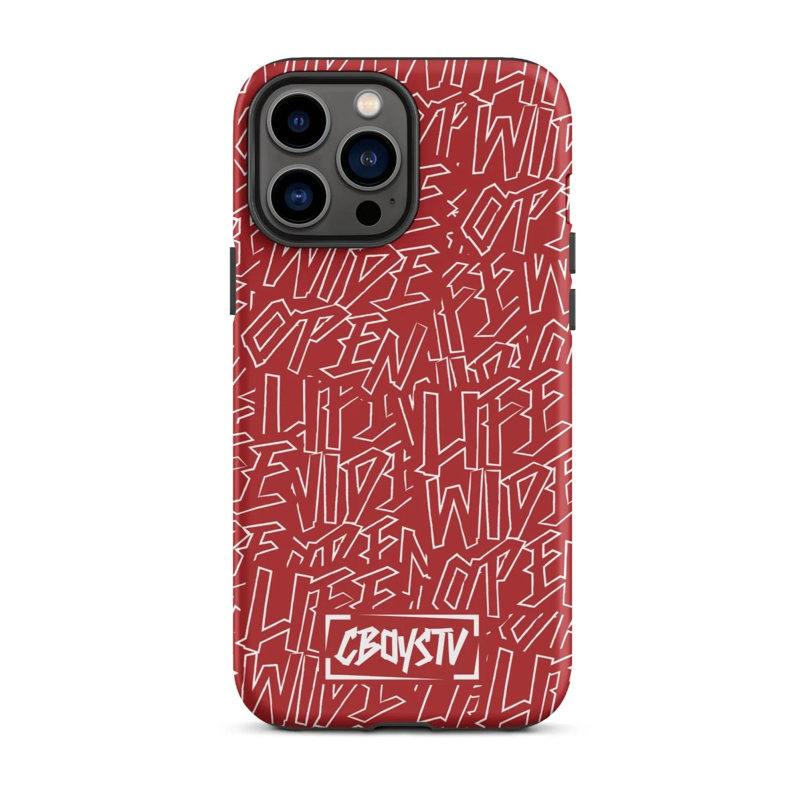 Red Skatterbrain Tough Case for iPhone® - Image 22