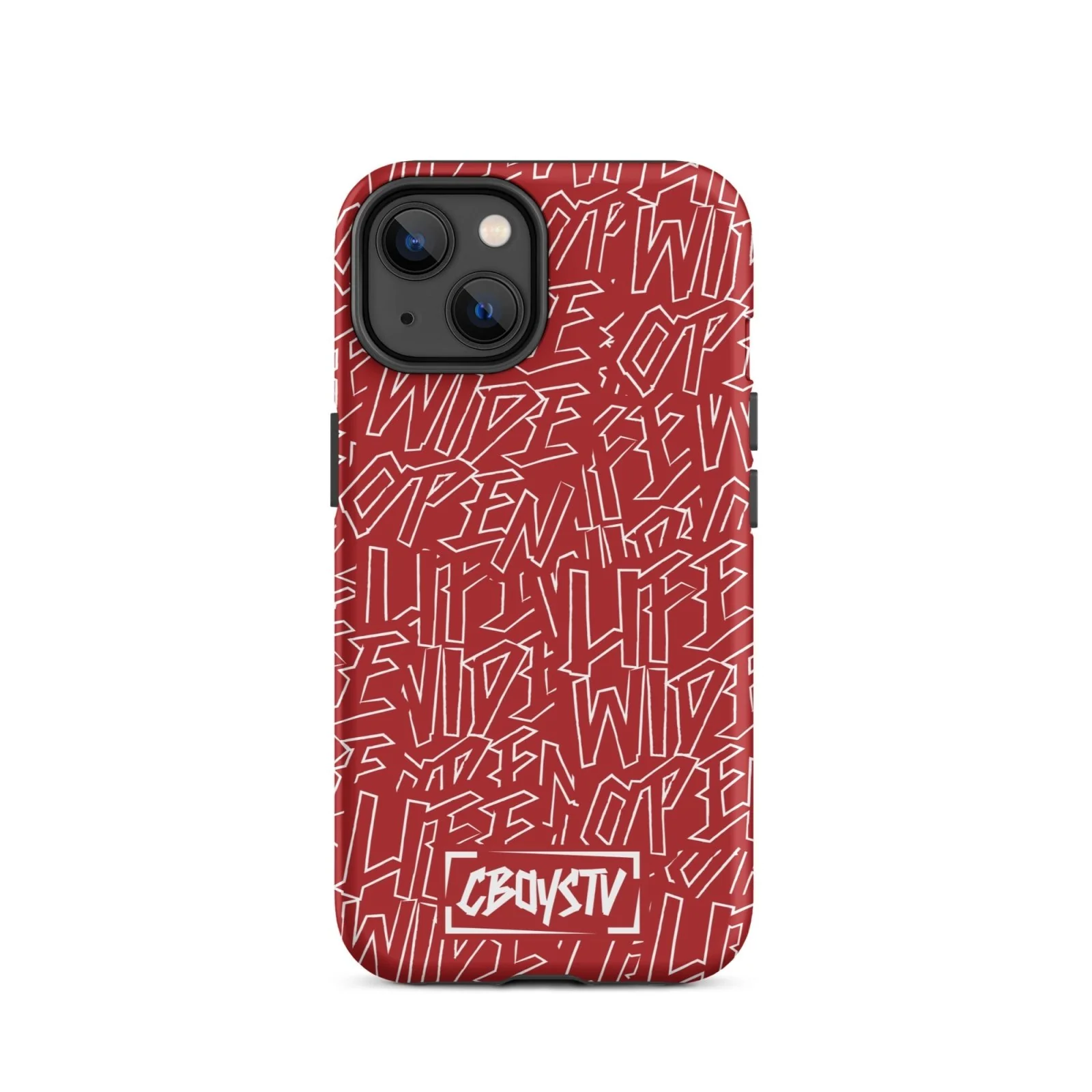 Red Skatterbrain Tough Case for iPhone® - Image 24