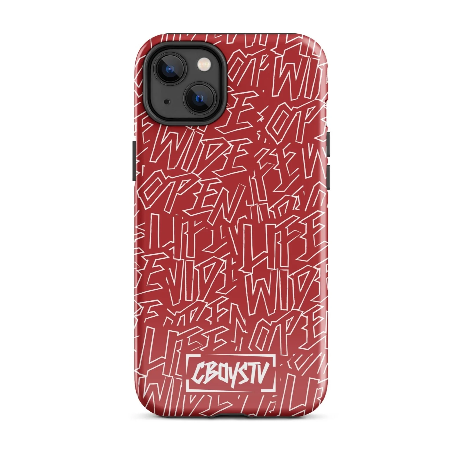 Red Skatterbrain Tough Case for iPhone® - Image 25