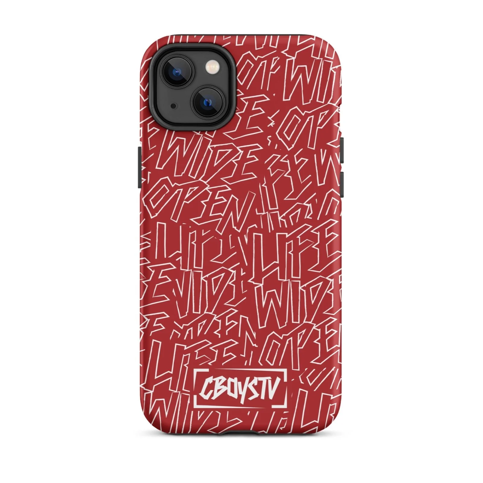 Red Skatterbrain Tough Case for iPhone® - Image 26