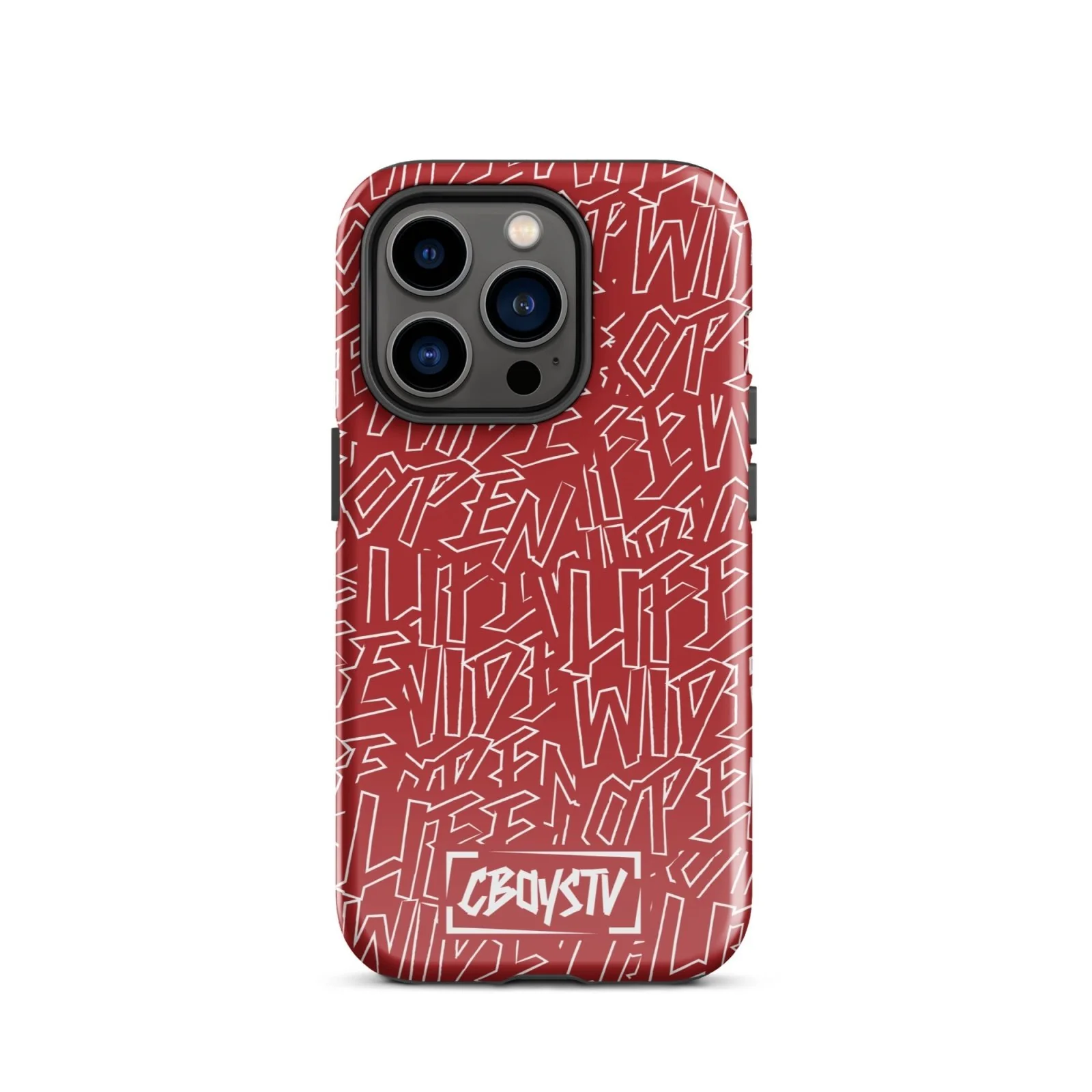 Red Skatterbrain Tough Case for iPhone® - Image 27