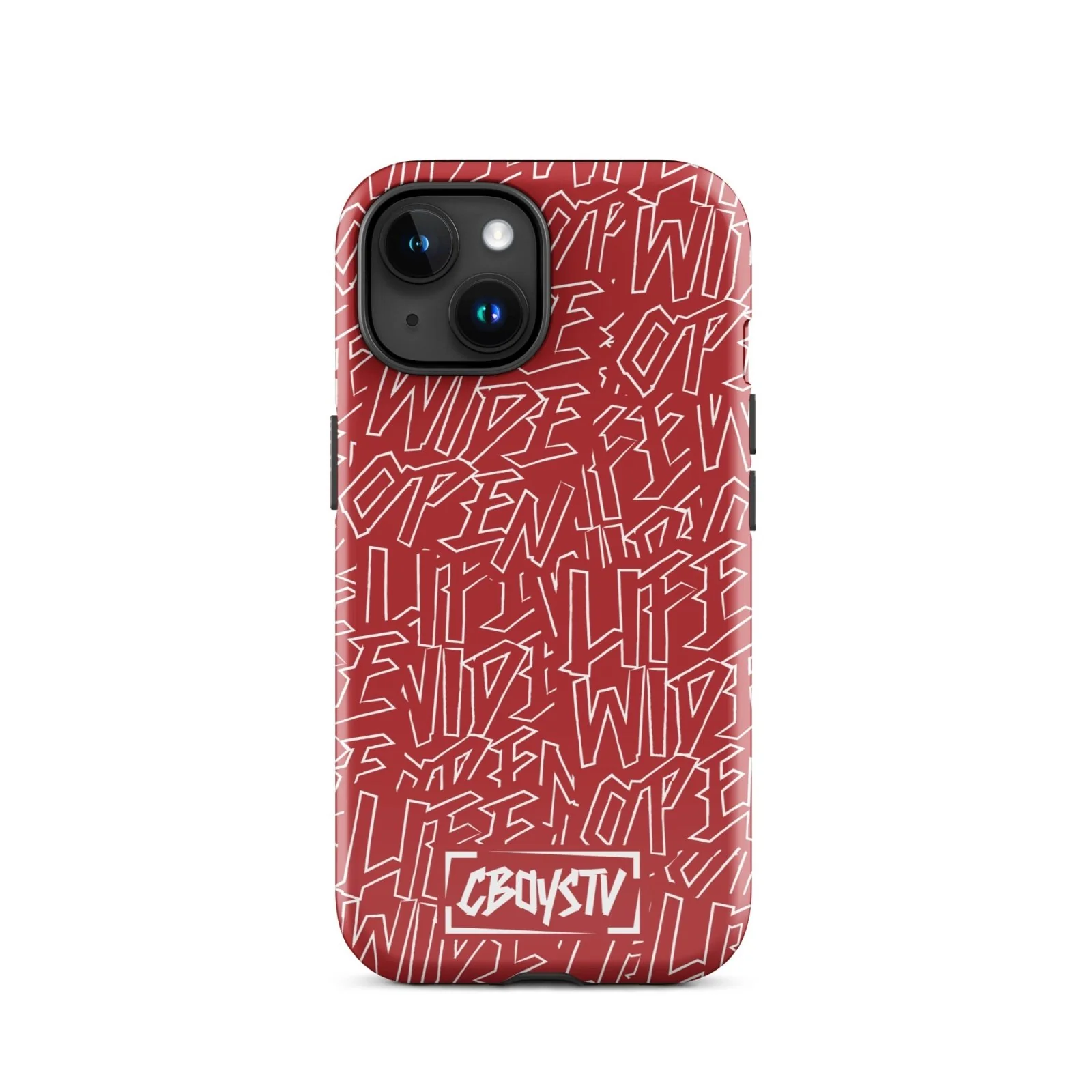 Red Skatterbrain Tough Case for iPhone® - Image 31