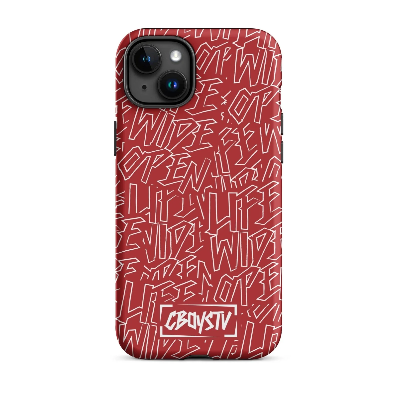 Red Skatterbrain Tough Case for iPhone® - Image 34