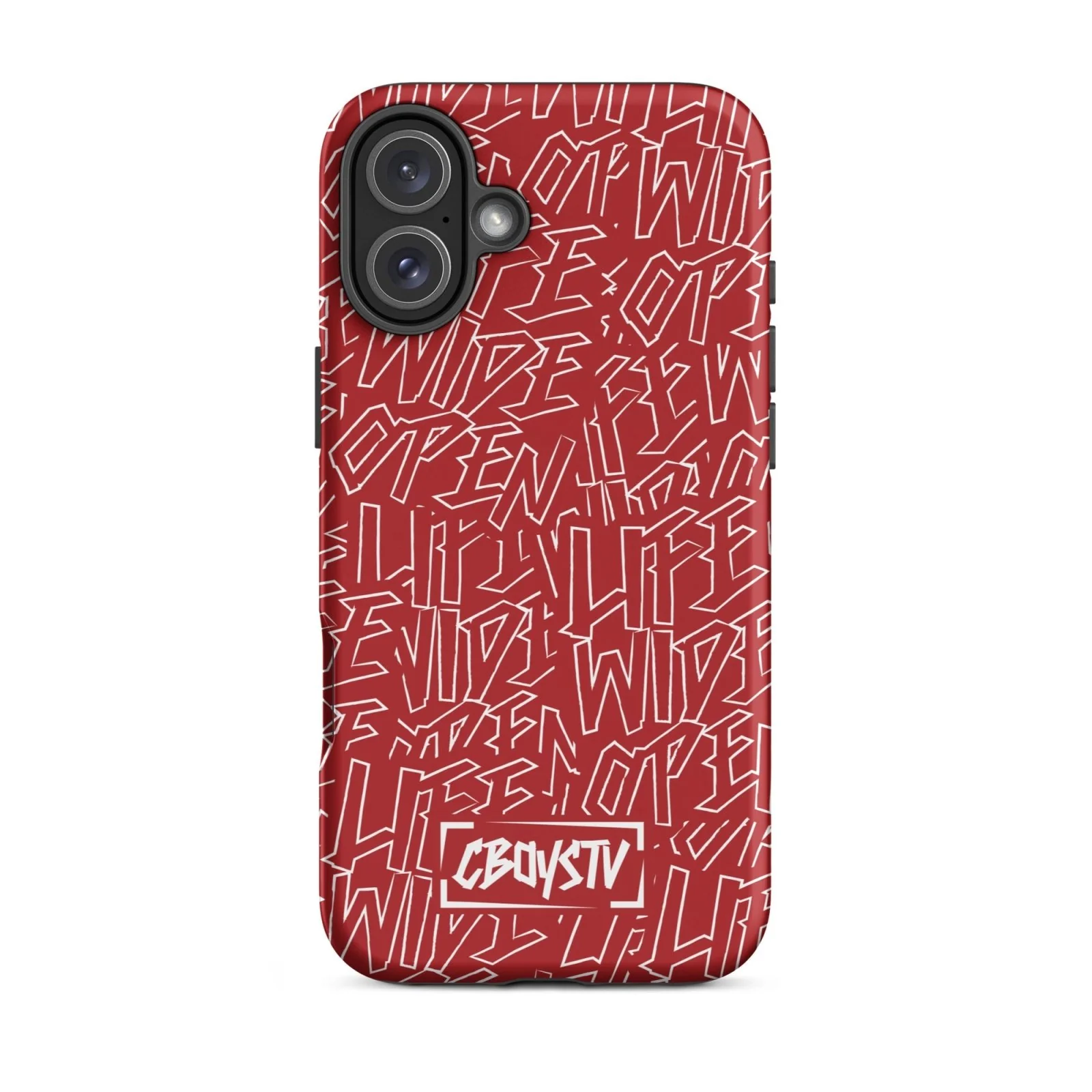 Red Skatterbrain Tough Case for iPhone® - Image 42