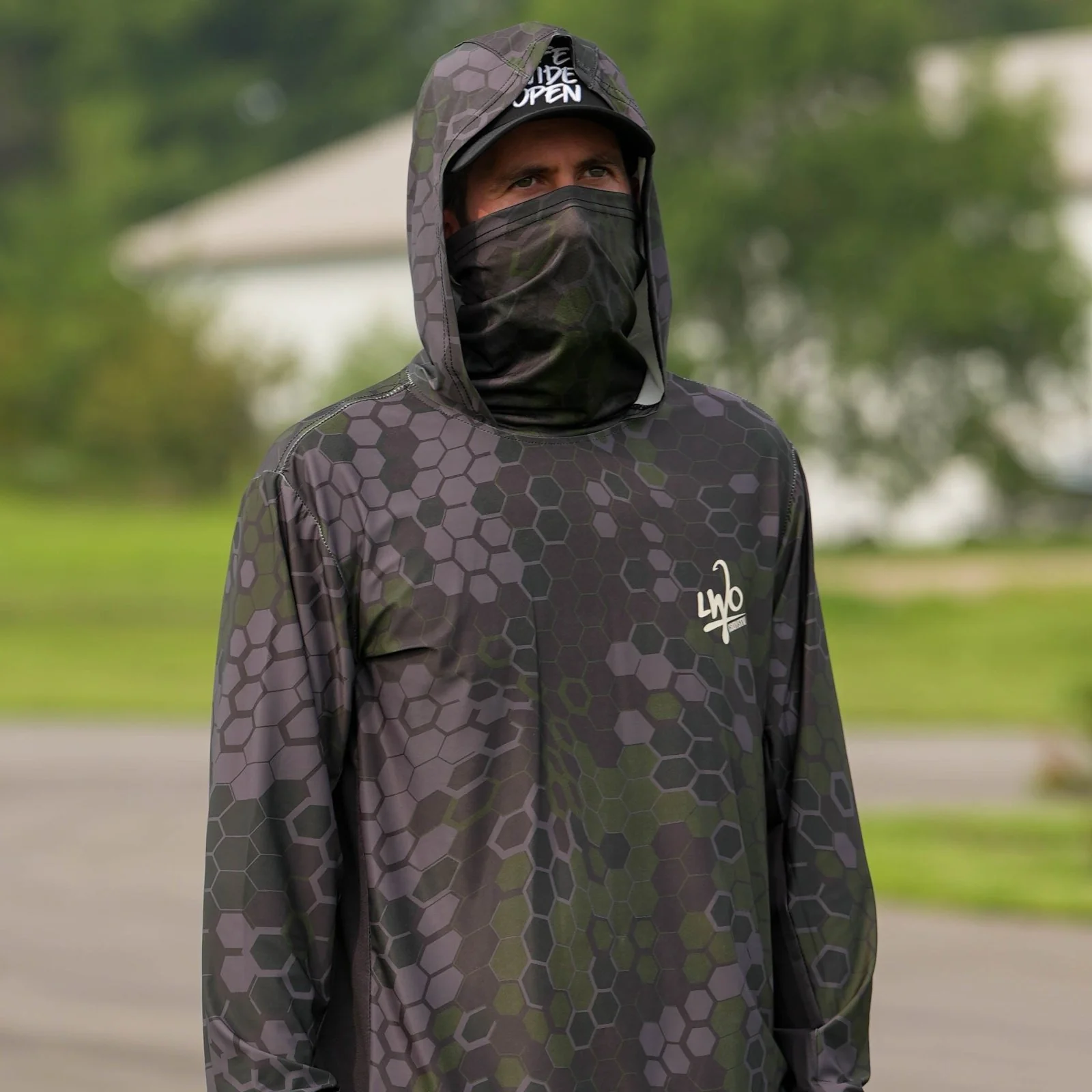 Scale Camo Fishing Hoodie - Image 4