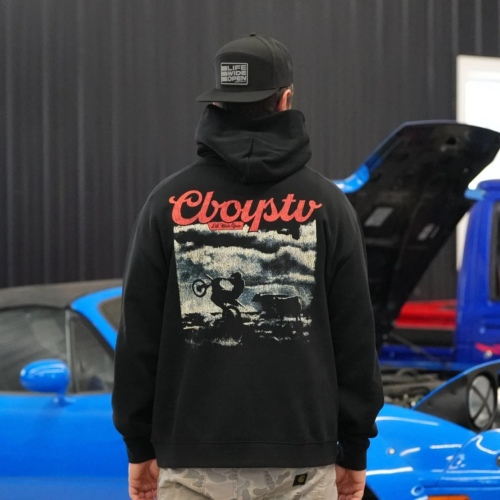 Vintage Wheelie Hoodie - Image 4