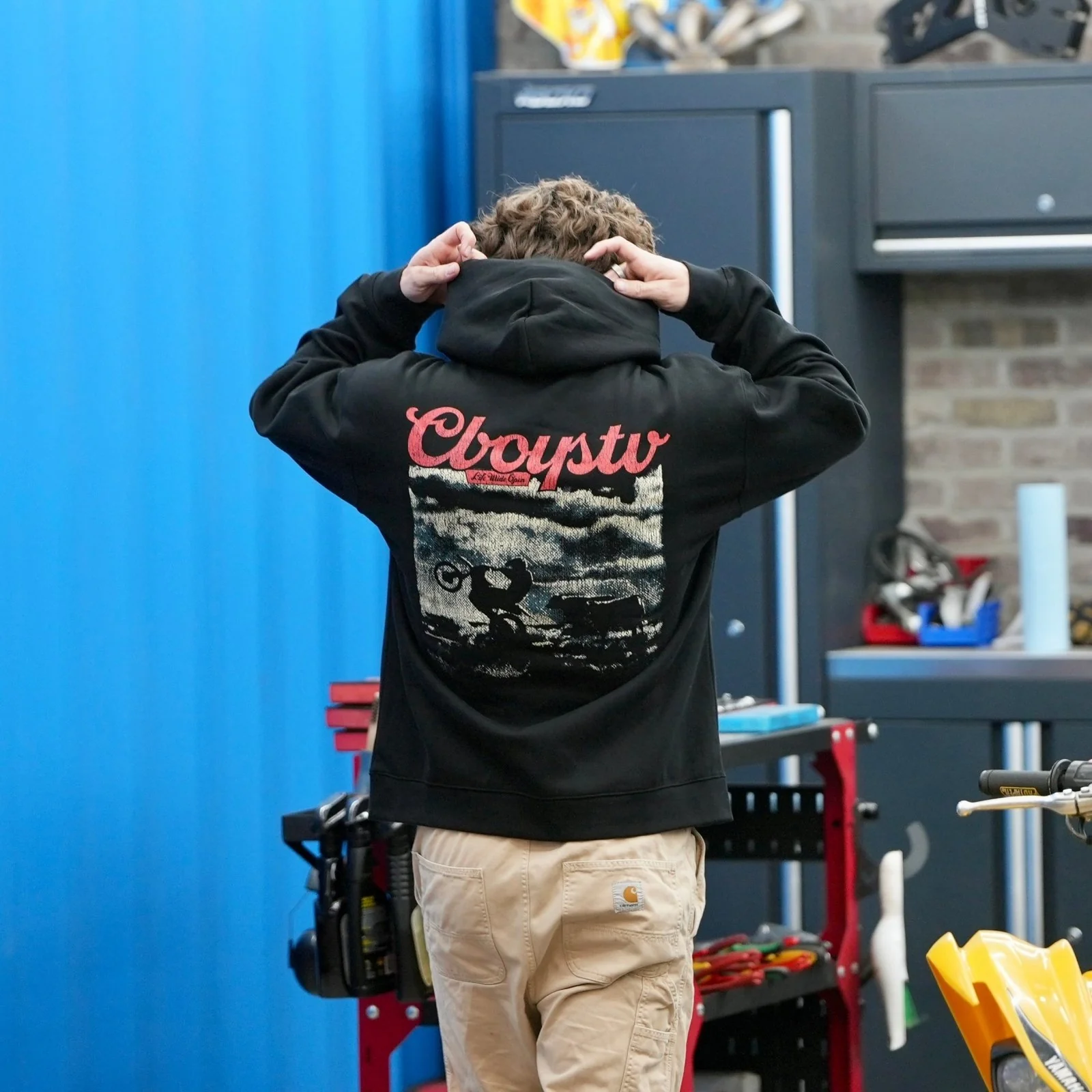 Vintage Wheelie Hoodie - Image 6