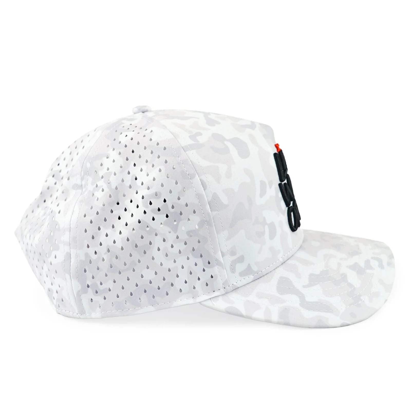 White Camo Curved Brim Snapback - Image 4